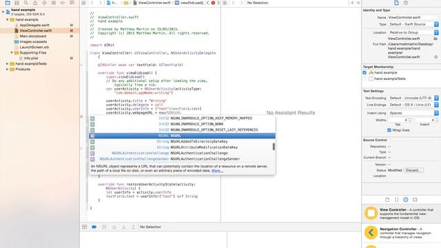 Hand Off Tutorial 3: Sending page from handoff