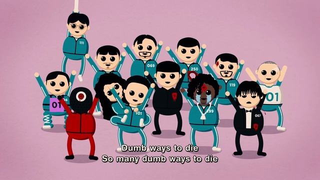 Squid Game - A Dumb Ways to Die Parody смотреть онлайн