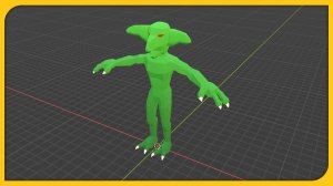 [Блокинг] Персонаж Гоблин | How to create a Low Poly Character in Blender 3D | 3Д Куб Туториалс