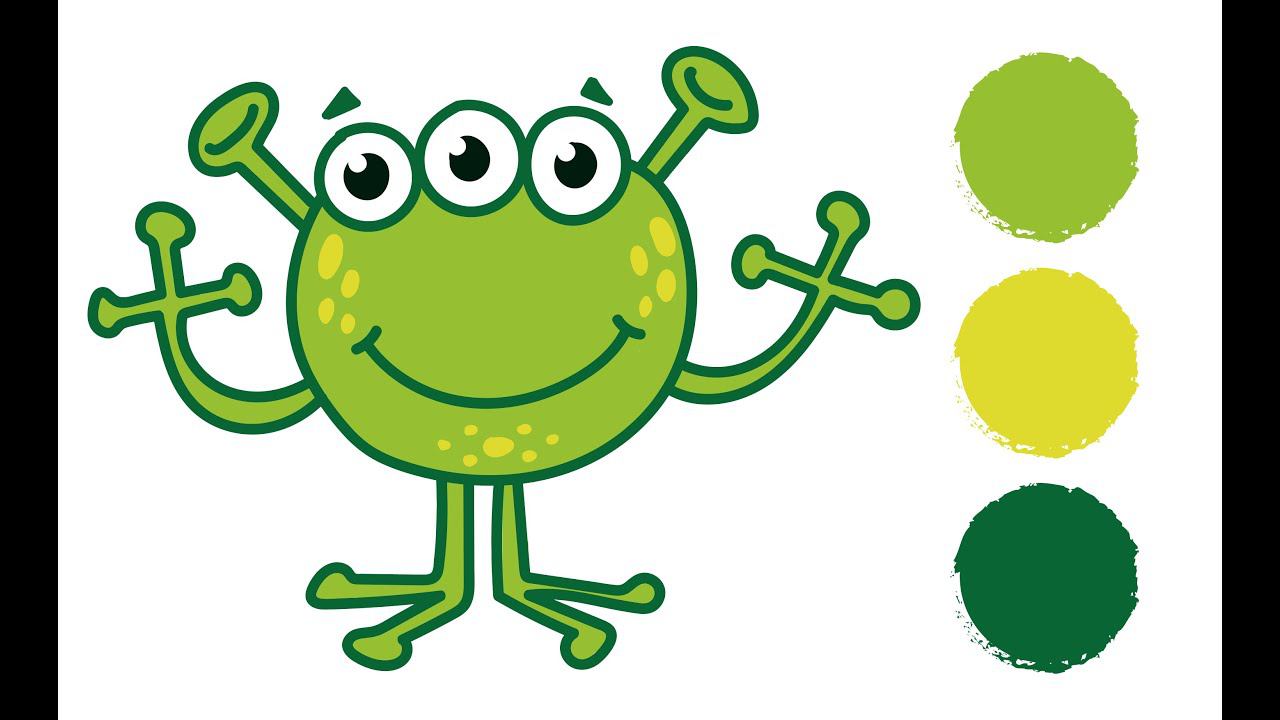 Как нарисовать ИНОПЛАНЕТЯНИНА / Раскраска ИНОПЛАНЕТЯНИН / How to draw an Alien / Краски Раскраски смотреть онлайн