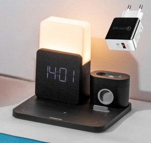 Светодиодный светильник.Беспроводное зарядное устройство.