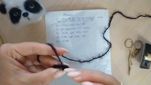 МК Мастер класс Панда крючком 3 часть