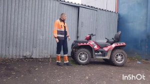 POLARIS SPORTSMAN 850. Мама с папой зря старались если сын купил полярис!
