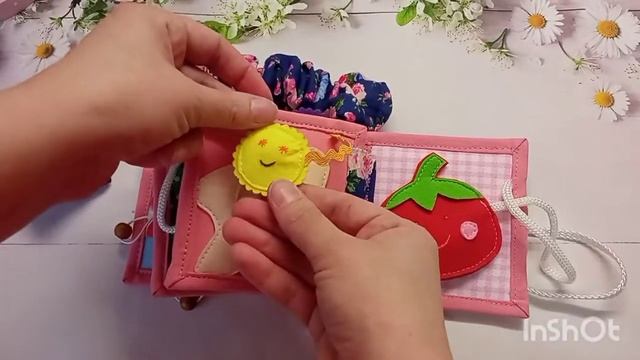 Для самых маленьких Обзор книги из фетра, Книги в коляску, Игрушки из фетра, Подарок для девочки смотреть онлайн