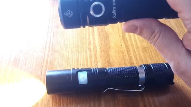 Тест фонаря Sofirn SP30A NEW 1100lum + встроенная USB зарядка смотреть онлайн