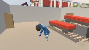 прохожу Human Fall Flat 1 уровень