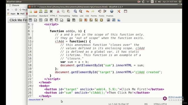 Closure Concepts in JavaScript