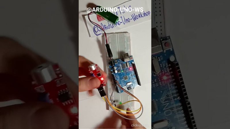 КРУТОЙ ПРОЕКТ С ДАТЧИКОМ ЗВУКА #shorts #arduino #diy #arduinouno #handmade #ардуино #поделки