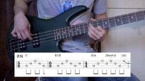 '(Anesthesia) Pulling Teeth' bass lesson (how to play FIRST SECTION) + bass tab