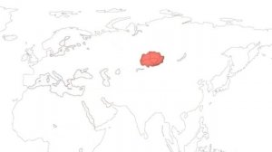 История Осского государства на карте.