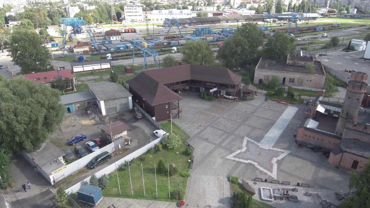 Крепость Фридрихсбург Калининград Аэросъемка смотреть онлайн