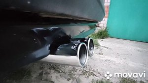 Прямоток Audi 100 c3, 1.8 mono, REMUS 2/76 мм, TYP 616