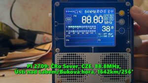 08.07.2024 12:48UTC, [Es], ČRo Sever, Чехия, 88.8МГц, 1642км