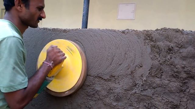 Plaster finishing machine