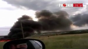 Новое видео с места падения Боинга MH17 17.07.2014