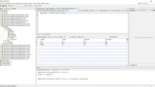Java Swing |update and delete Derby database 1 смотреть онлайн