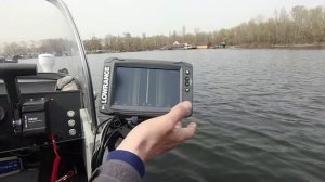 Тест на воде эхолота Lowrance Elite Ti