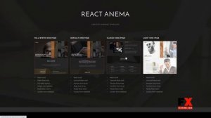 Anema - React OnePage Template react landing page react js template