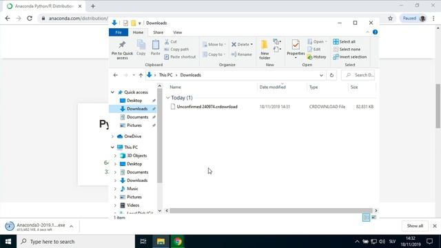 Installing Python environment