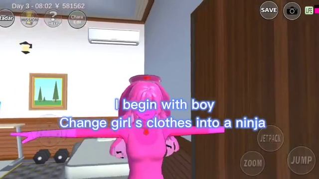 Туториал: Как поменять текстуру волос в Sakura school simulator