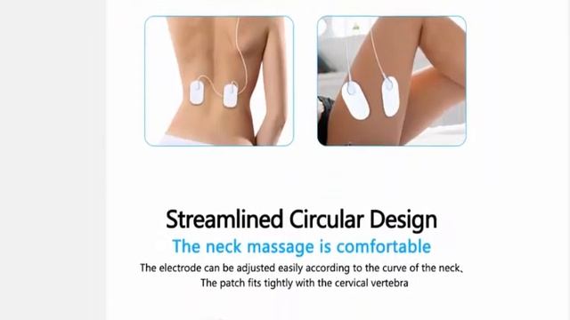 Электрический массажер для шеи и импульсный массажер для спины, 6 режимов смотреть онлайн