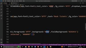 PYTHON TICKETS BOOKING SYSTEM CUSTOMTKINTER MODERN TKINTER PROJECT WITH SQLITE3 DATABASE