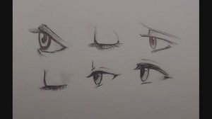 Глаз в профиль \\ Как нарисовать глаза // Глаза карандашом