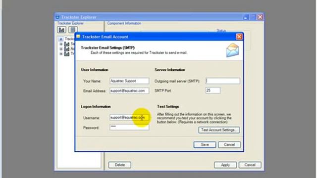 Trackster: Outgoing Email Server Setup смотреть онлайн