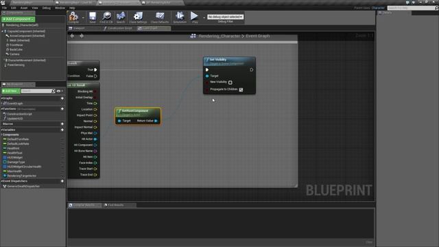 Rendering- Set Visibility in Unreal Engine 4