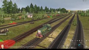 Trainz Railroad Simulator   Сценарий Манёвры