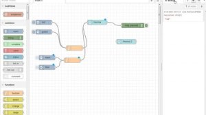 Node-Red настройка WEB панели управления dashboard кнопка