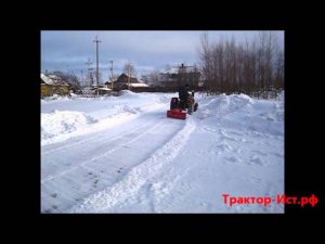 Задненавесной отвал на Уралец ХТ-180.wmv