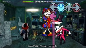 FNF Friends To Your End But Amazing Digital Circus Vs All Rainbow Friends Chapter 2 | Roblox Rainbo