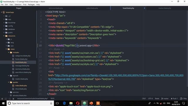 Laravel 6 Tutorials for Beginners(Part 20) - Page Titles for SEO смотреть онлайн