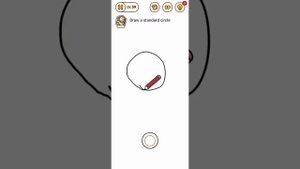 Brain Find Level 59 Answer - Draw A Standard Circle.