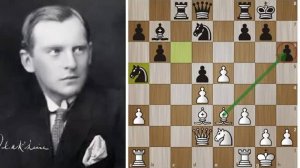 Александр Алехин проводит СОКРУШИТЕЛЬНУЮ атаку на КОРОЛЯ с каскадом ЖЕРТВ! Шахматы.