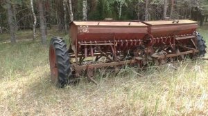 Заброшенная техника на окраине леса. Кладбище старых автомобилей времен. Брошенные автомобили в лес