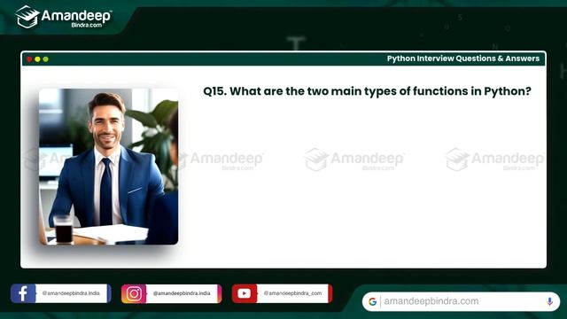 Top 30 Python Interview Questions & Answers | Python MCQ ? | Python Online Test ? | eu1wa9t | Q & A