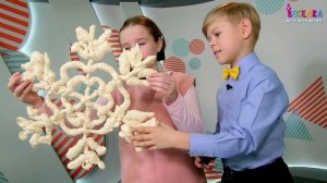 Снежинка из монтажной пены