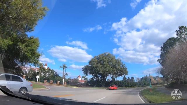 Driving Around The Magic Kingdom Resort Area In 4K | Walt Disney World Orlando Florida 2021