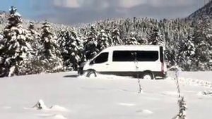 Ford transit awd 4x4 in snow