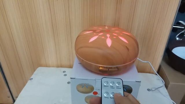 2018 New Design Remote Control Aroma Diffuser with 7 Color Changing LED Light Ultrasonic Cool Mist смотреть онлайн