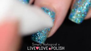 Как правильно наносить лак для ногтей с блестками.