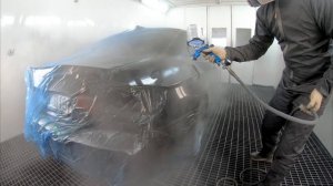 Car painting | BMW spray paint | Clear coat Standox Performance