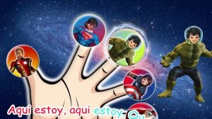 Familia Dedos en Espanol - Miles del Mañana y SuperHero on TV | Bebe Canciones Infantiles
