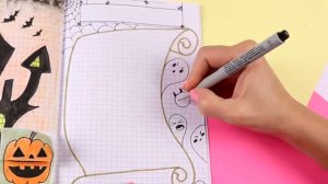 Loom Planet! ИДЕИ для ЛД Часть 12! ХЭЛЛОУИН - Оформление личного дневника в клеточку