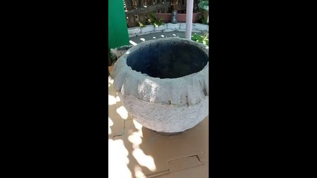 Большие вазоны для сада своими руками. 3 способа. смотреть онлайн