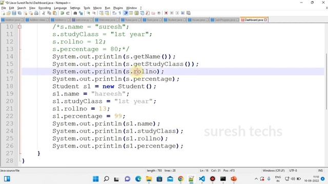 Java In Telugu 2022 | PART - 2 | Java Language Full Course In Telugu | Java In Telugu suresh techs смотреть онлайн