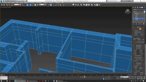 Построение стен квартиры в 3D Max. Урок второй