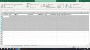 EXCEL 26 - DARS || EXCEL DASTURIDA YACHEYKA ICHIGA RASM JOYLASH
